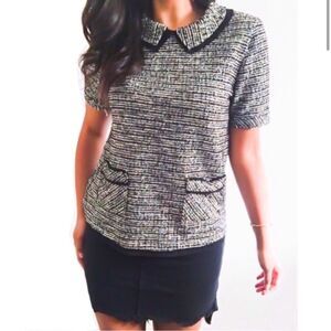 Anthropologie Postage Stamp 100% Cotton Shirt (S)